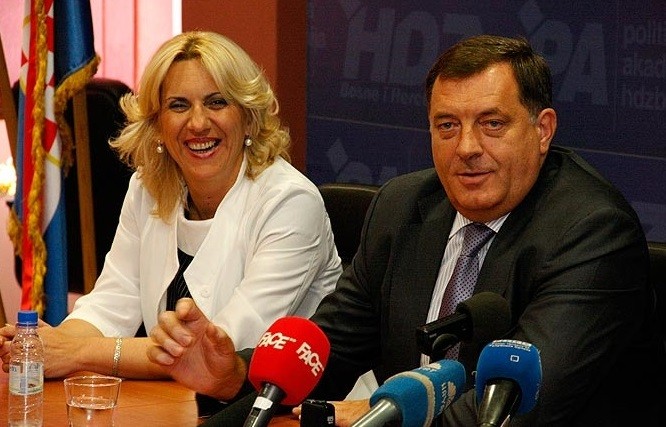 Željka Cvijanović i Milorad Dodik